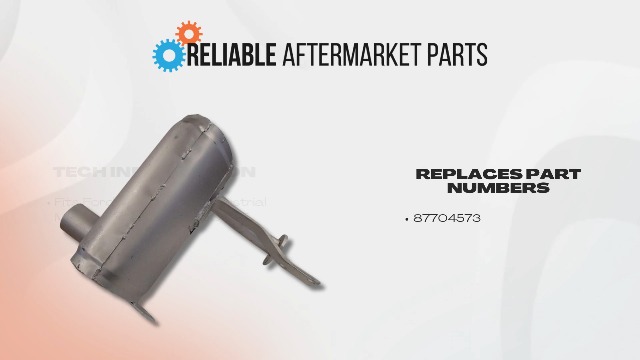 Amazon.com: 87704573 Muffler With Bracket Fits Ford New Holland